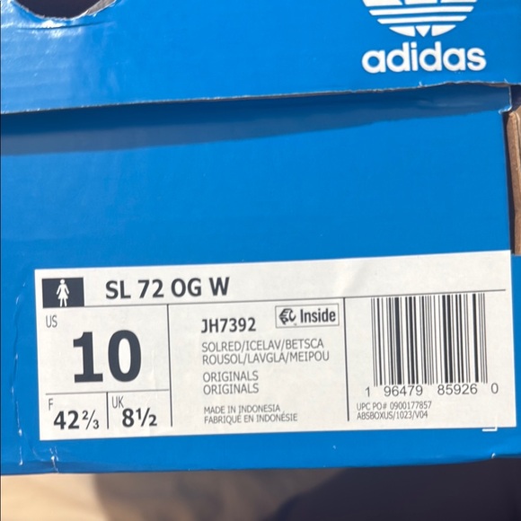 NWOT Adidas SL 72 shoes - Picture 3 of 3